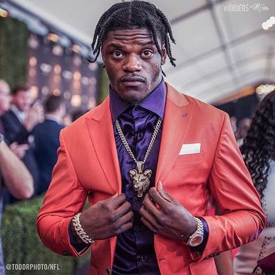 MVP #repost
•
•
•
#personacustomclothiers #era8 #lamarjackson #baltimoreravens...