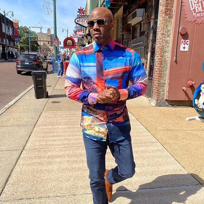 Walking in Memphis. #personacustomclothiers #memphis...